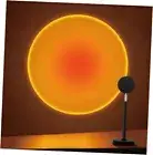 Sunset Lamp Projector, 180 Degree Rotation Sunset Projection Light Sunset Red