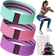 Resistance Exercise Bands for Legs and Butt, Hip Bands Booty Bands Wide Worko...