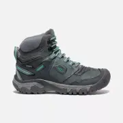 Keen Ridge Flex Mid Waterproof Hiking Boot Women's 9 10.5 11 Steel Grey 1026085