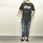 WTAPS 13SS BLUE VERY SKINNY TRASH 窄版 破壞丹寧 褲 M