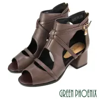在飛比找博客來優惠-【GREEN PHOENIX】女 踝靴 涼鞋 國際精品 鏤空