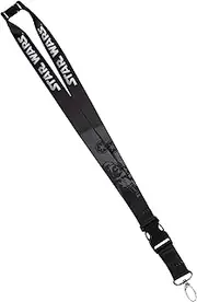 Plasticolor 004453R01 Star Wars Darth Vader Disney Lanyard Keychain, Black