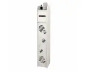 Toscano Narrow Storage Cabinet for Bathroom with Doors Dustpoof Waterproof