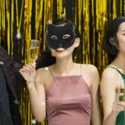 2 Pcs Fox Mask Men and Women Man Costume Party Accessories Cosplay
