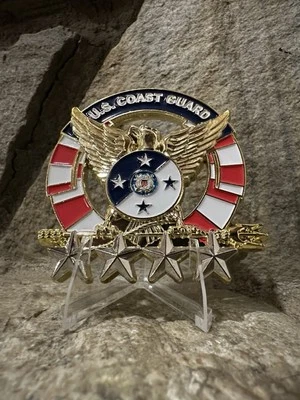 Former USCG COMMANDANT Linda Fagan Original/Authentic Challenge Coin, 2.5"