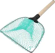 MERRYHAPY 1Pc Practical Fish Net Tool with Handle for Aquarium Cleaning Fishing Accessory for Home Suitable for Fish Tank Shrimp and Pool Maintenance Random Color