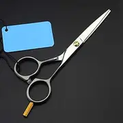 Hair Cutting Scissors, 5 Inch Professional Japan 440C Sandblasting Small Makeup Cutting Barber Eyebrow Shears Hairdressing Scissors Hair Cutting Tools