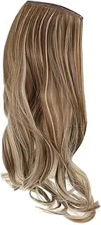 Vaguelly Curly Wavy Hair Extensions Invisible Headband Wire Hairpieces for Daily Wear Events Durable Safe Easy to Attach Non Reflective High Temperature Material