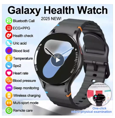 Smart Blood oxygen heart rate watch ECG+PPG Health uric for samsung android 106