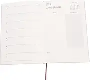 Angoily Portable Academic Planner Book Organizing Notebook for Students Office Use Daily Planning Modern Style Easy to Carry for Creative Writing Note Taking