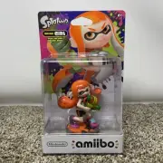 Amiibo Orange Inkling Girl Figure Splatoon 2 Nintendo Switch Wii U 3DS