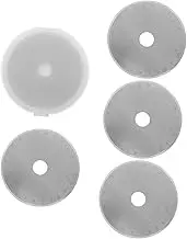 KONTONTY 5pcs Replacement Rotary Cutter Blades Round Craft Knife Blades for More