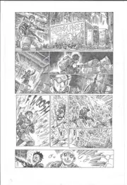 James Stokoe Batman The Joker War Zone #1 Clownhunter Story Page #5 Original Art