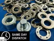 316 STAINLESS STEEL SP4 EYELETS & SPUR WASHERS 10 SETS MARINE GRADE WITH TOOL