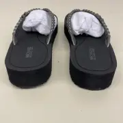 MICHAEL KORS Zaza Platform Flip Flop Women's Size US 10 M Black