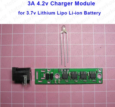 4.2V 3A Charging Board Charger Module for 3.7V Lithium Lipo Li-ion Battery Cell