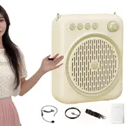 Portable Voice Amplifier Bluetooth Rechargeable Speaker With Wired Microphone