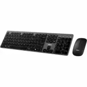 Adesso WKB-7300CB Wireless 112 Keys Easy Keyboard Mouse RF 1200dpi USB-C CoPilot