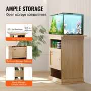 20 Gallon Aquarium & Reptile Tank Stand, MDF, 0.64 x 0.4 x 0.72m, 76kg Capacity