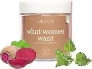 Ethnic Choice COSMIXNo - What Women Want | for Women's Hormonal Health | Supports PCOS, Cramps & PMS | Nettle Leaf Superfood Powder | 60g (40 Servings) | No Preservatives, | Vegan