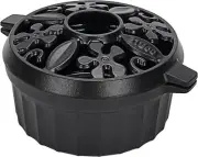 Wood Stove Steamer: Cast Iron Fireplace Humidifier | Indoor Pot for Home Heat...