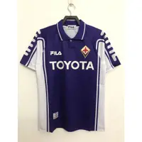 在飛比找蝦皮購物優惠-復古球衣 99-00 Fiorentina 在家運動足球服