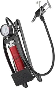 HONMEET Portable High Pressure Bike Inflation Pump Compact Foot Pump Accessory for Easy Tire Inflation Durable Construction Lightweight and Ergonomic Design for Cyclists