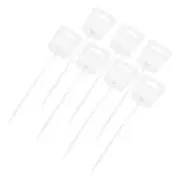 50pcs Marker Cable Zip Ties, 9.8'' Self-Locking Nylon Labels Zip Tie, White