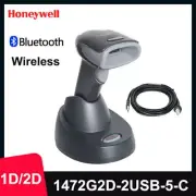 Honeywell 1472G2D-2USB-5-C Bluetooth Wireless 2D USB Barcode Scanner with Cradle