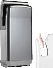 Electric Hand Dryer – Commercial High-Speed Hand Dryers with Dual-Side Air Outlet, Intelligent Sensing, Low Noise for Toilets, Kitchens, and Household Use Gray