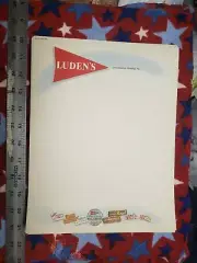 20 SHEETS Antique Corporate Stationary, LUDEN'S INC. READING, PA form AD-26
