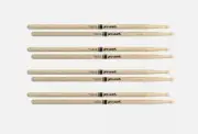 4-Pack Promark Classic Attack Drum Sticks - Shira Kashi Oak - 5A - Wood Tip