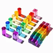 LaLaLull Australia® Premium Lucite Bright Cubes and Blocks - 27 PCs