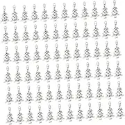 [SHINEOFI] Diy Charm Jewelry Making Accessories Christmas Ornaments Xmas Decorations Star Pendant Set