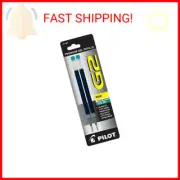 Pilot, G2 Gel Ink Refills, Bold Point 1 mm, Teal, Pack of 2