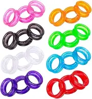 24pcs Scissors Ring Pets Dog Nail Polish Dog Nail Clippers Colorful Scissors Finger Ring Clipper Pet Automatic Puppy for Grooming Paw Trimmers Toenail Kit Pin Silica Gel