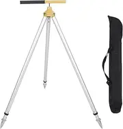 Prism Pole Tripod, 75-120cm Telescopic Aluminum Stand for GPS Leveling Staff and Total Station, Surveying Pole Holder, Tripod for Surveying Equipment