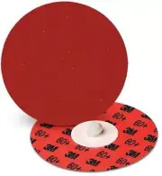 Cubitron II Roloc Durable Edge Disc 984F, 60+, YF-weight, TR, Maroon, 4"