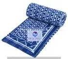 Indian Handmade Block Throw Blanket Bedspread Twin Cotton Kantha Quilt Throw