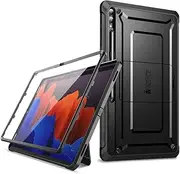 [SUPCASE] Unicorn Beetle Pro Case for Samsung Galaxy Tab S9 Ultra (2023) / Tab S8 Ultra (2022), with Built-in Screen Protector & Kickstand & S Pen Holder Full-Body Rugged Protective Case (Black)