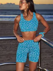 Running Bare Reflective Bike Shorts. Women's Gym Shorts & Tights