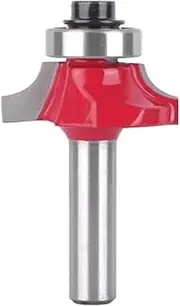 1/5pcs 6MM 6.35MM Shank Corner Round Bit Router Bit Woodworking Milling Cutter for Wood Bit Face Mill Carbide Cutter End Mill(6x25.4)