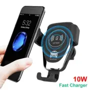 10W Wireless Car Charger Car Holder Mount For iPhone 13 Pro Max 12 11 XS XR X 8