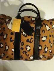 NEW 3.1 Phillip Lim Target Leopard Print Drawatring Carryall Bag $95.00+Freeship