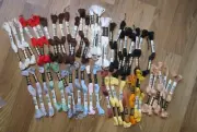 DMC Embroidery Floss Thread Lot of 51 Skeins Vintage