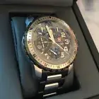 VICTORINOX ALPANACH AUTO CHRONO BLACK PVD AUTOMATIC WATCH SS 43MM 241194 RARE