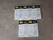 LOT OF 5 OTTERBOX CLEAR GLASS SCREEN PROTECTOR FOR APPLE IPHONE 13 PRO MAX D1-19