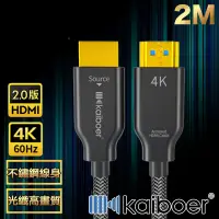 在飛比找Yahoo奇摩購物中心優惠-Kaiboer 劇院首選 HDMI2.0光纖二代4K超高畫質