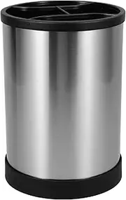 HOLIDYOYO Dishwasher Storage Basket Rotating Kitchenware Storage Bucket Straw Holder Utensils Drawer Organiser
