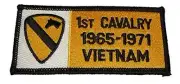 US ARMY FIRST 1ST CAVALRY CAV DIVISION VIETNAM WAR 1965-71 VETERAN PATCH